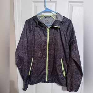 American Eagle Outfitters Gray windbreaker running reflective jacket small men’s